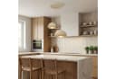 Opviq Kronleuchter Beige Metall Fiberglas E27 Bild 4