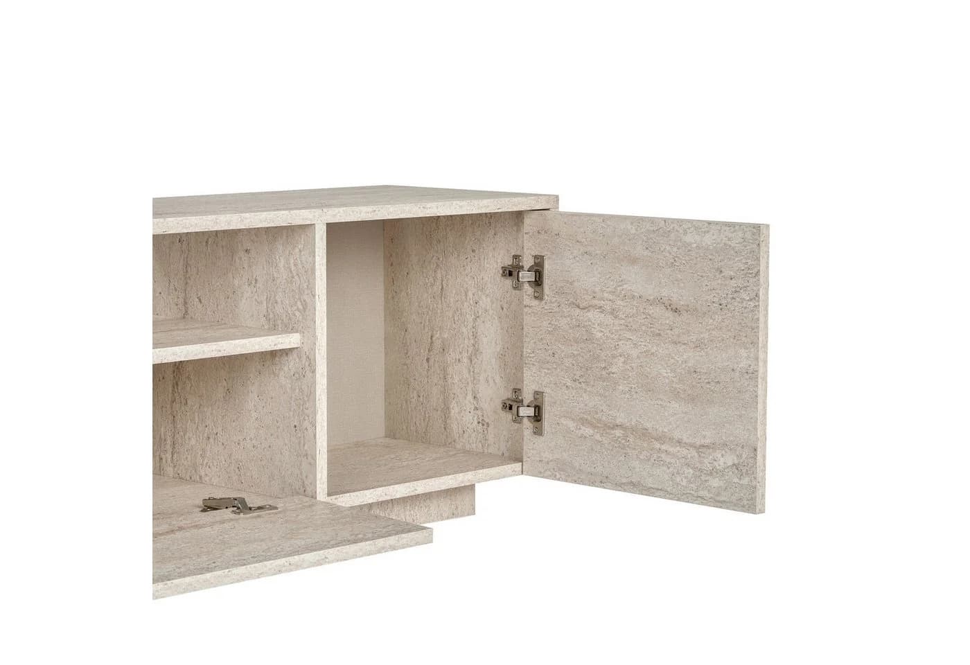 Skye Decor Lowboard Alvar Beige Travertin - Bild 4