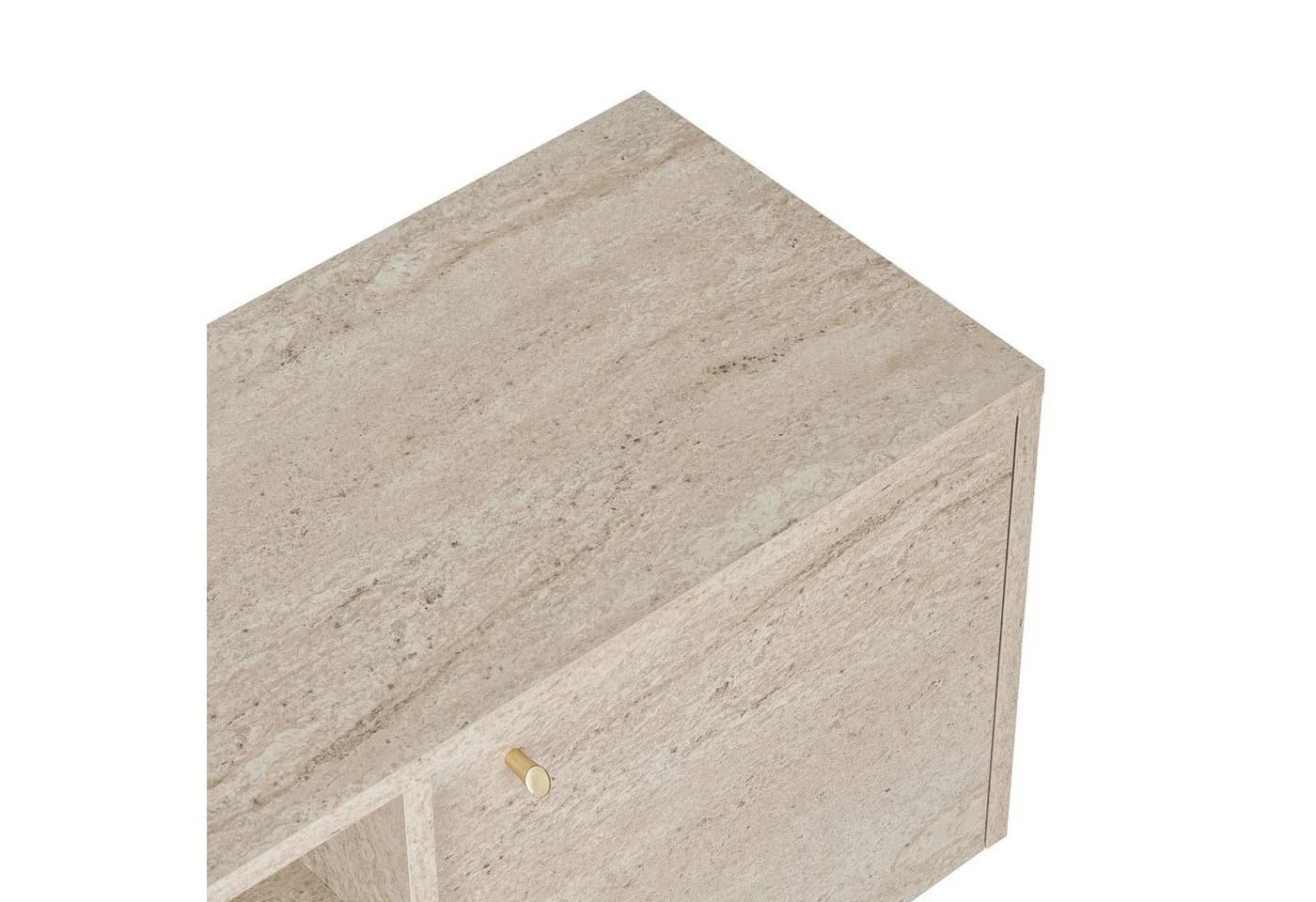 Skye Decor Lowboard Alvar Beige Travertin - Bild 5