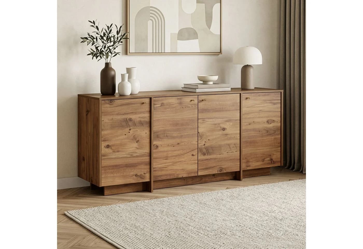 Skye Decor Konsolentisch Varen Japandi Atlantikkiefer