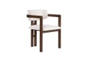 Skye Decor Essgruppe Sablin 5-tlg. Set Esstisch 4 Stühle Walnuss Bild 4