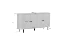 Skye Decor Konsolentisch Noble Braun Milano Walnuss Soft-Close Bild 1