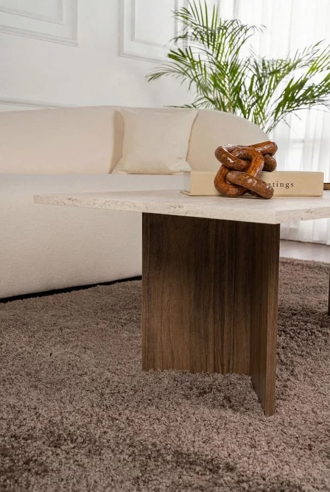 Skye Decor Couchtisch Sabin Melaminbeschichtete Spanplatte Modern - Bild 5