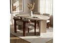 Skye Decor Essgruppe Sablin Modern 5-tlg. Set Walnuss Japandi Bild 3