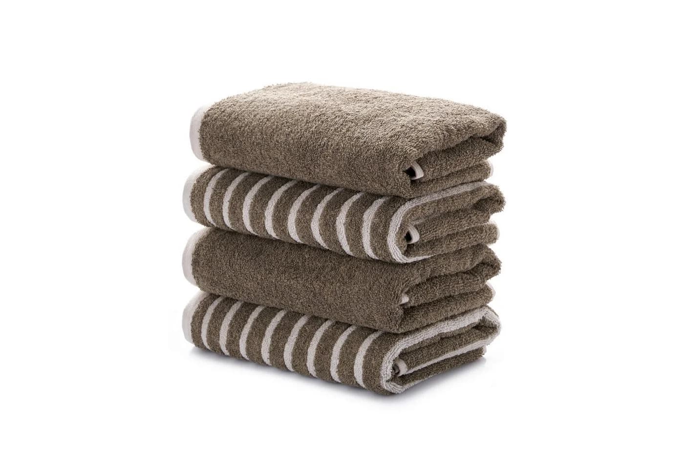 L'Essentiel Maison Handtuch-Set 4-tlg. Braun 100% Baumwolle - Bild 2