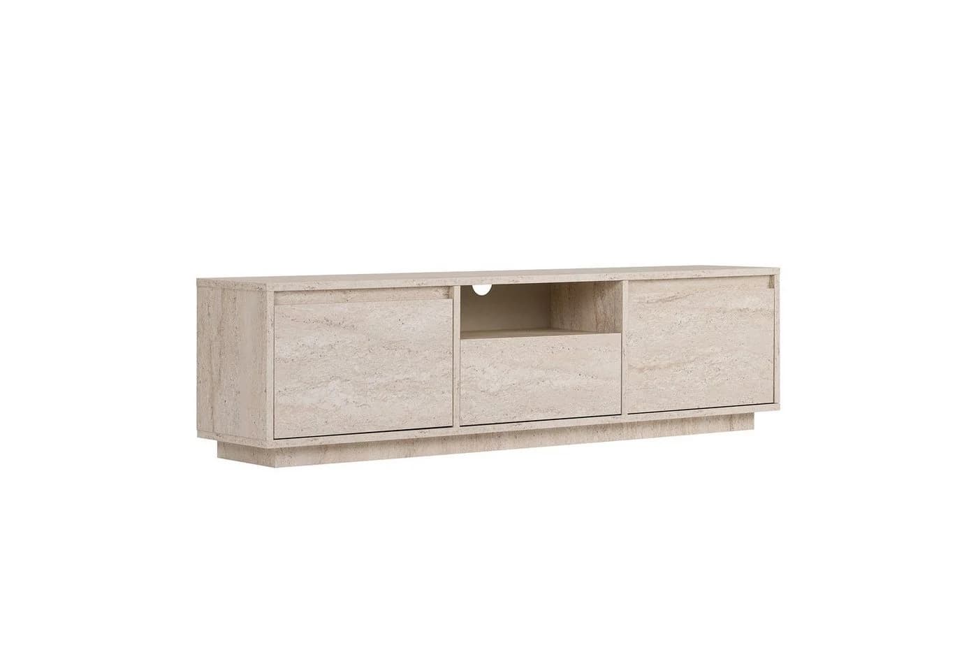 Skye Decor Nordure Sentinel TV Board 160 cm Travertine Optik - Bild 2