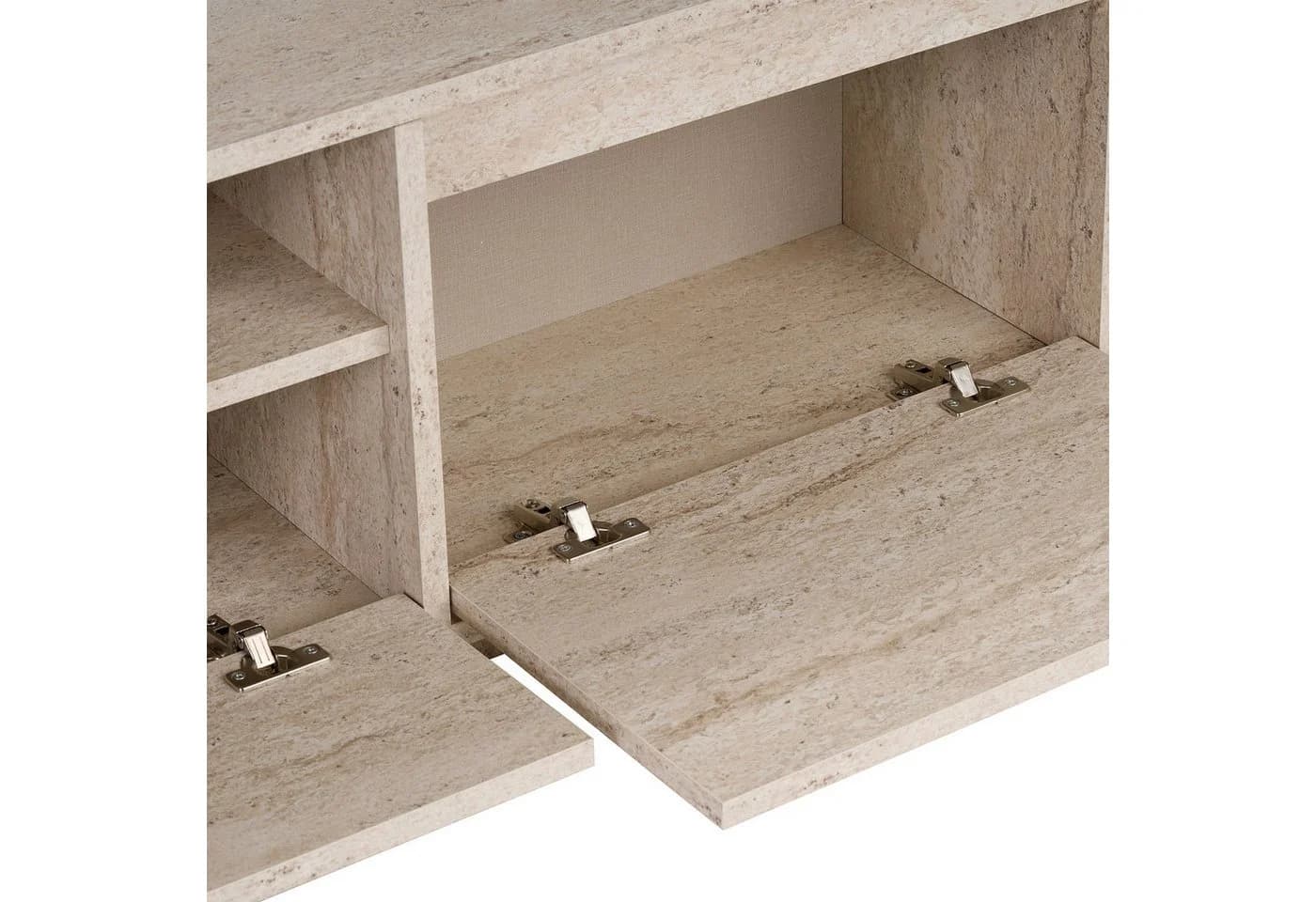 Skye Decor Nordure Sentinel TV Board 160 cm Travertine Optik - Bild 5