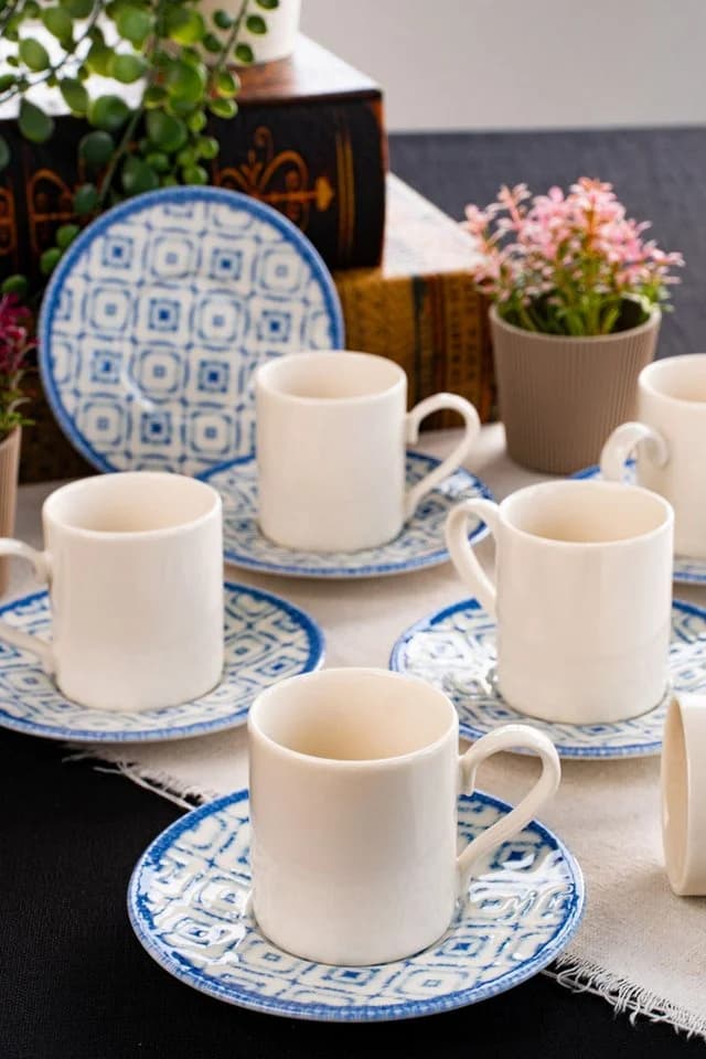 Hermia Concept Espressotassen-Set 12-tlg. Bunt Porzellan - Bild 2