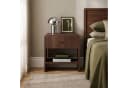 Skye Decor Nachttisch Japandi Design Braun Melaminbeschichtete Spanplatte Bild 1