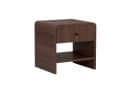 Skye Decor Nachttisch Japandi Design Braun Melaminbeschichtete Spanplatte Bild 2