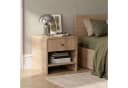 Skye Decor Nachttisch Japandi Design Braun Bild 3