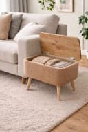 Skye Decor Beistelltisch Snug Japandi Braun Teddy-Optik Bild 4