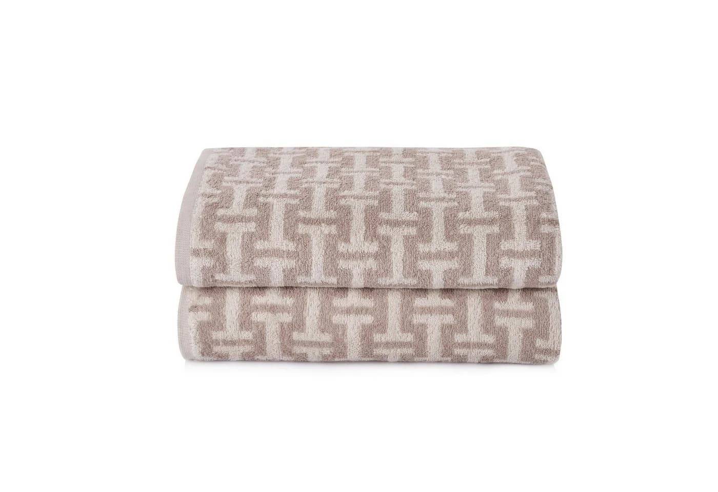 L'Essentiel Maison Badetücher Whitney Set Beige 100% Baumwolle - Bild 2