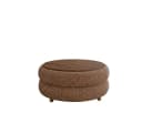 Skye Decor Couchtisch Snug Japandi Braun Teddy-Optik Buchenholzbeine Bild 2