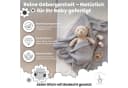 Little Dedi Babydecke Alina 100% Bio-Baumwolle Silber Bild 1