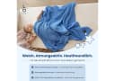 Little Dedi Babydecke Blau 80x100cm Premium-Acryl Bild 1