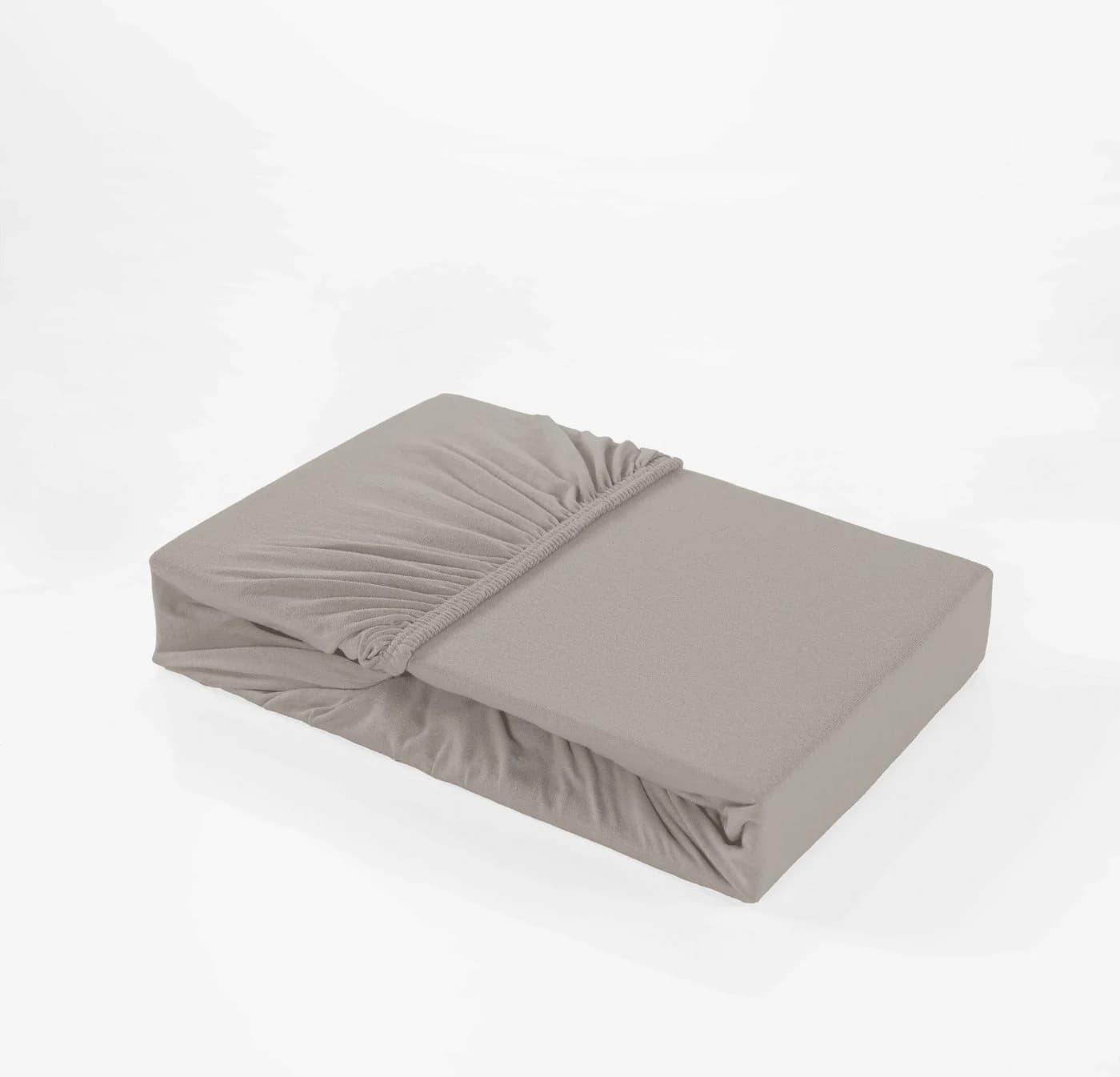 KK Shopping Spannbettlaken Jersey 100% Baumwolle Beige 140x200