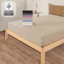 KK Shopping Spannbettlaken Jersey 100% Baumwolle Beige 140x200 Bild 5