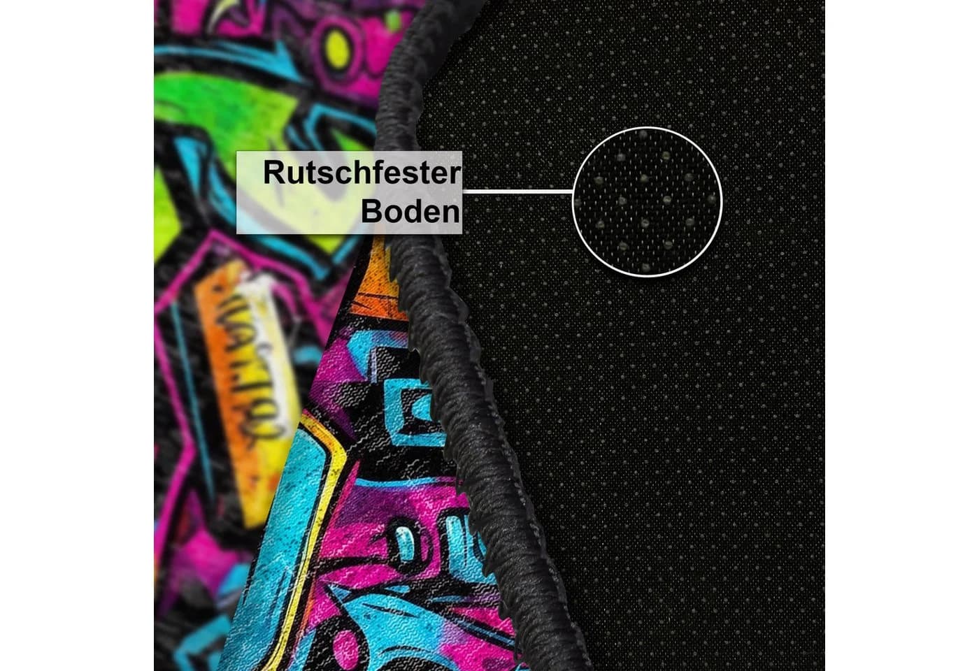 Bamyum Chenille Druck Teppich Funny Gaming Videospiel Waschbar - Bild 4
