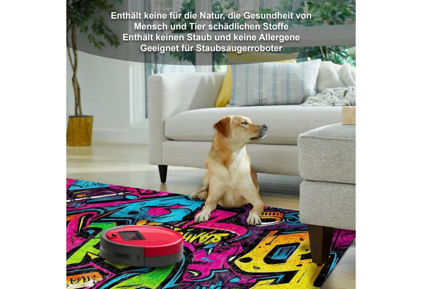 Bamyum Chenille Druck Teppich Funny Gaming Videospiel Waschbar - Bild 5