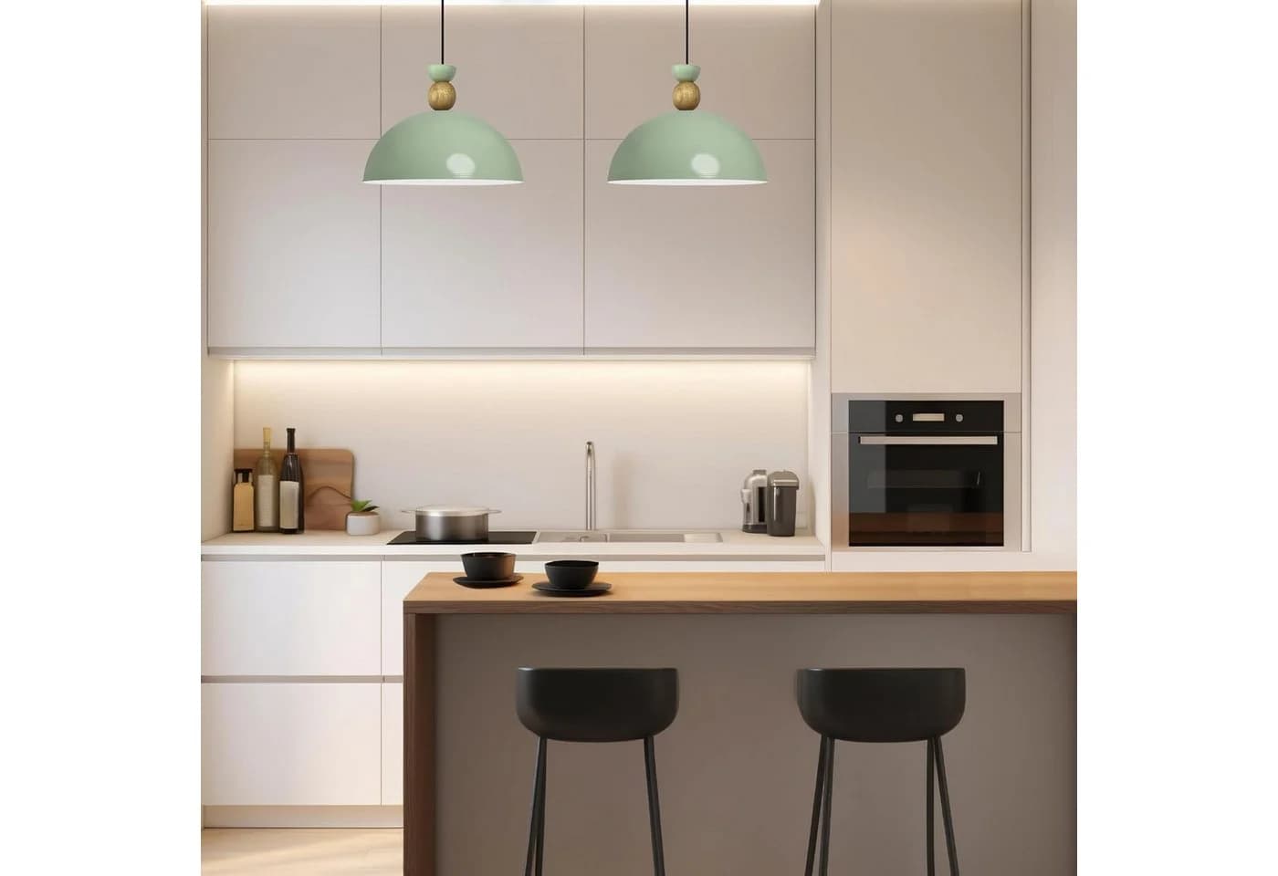 Bamyum Pendelleuchte Yimpi Industrial Orange E27 Dimmbar - Bild 4