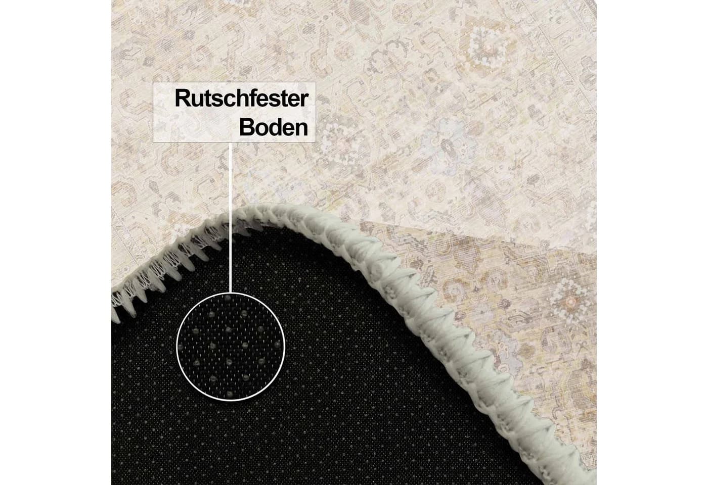Bamyum Teppich Ryella Chenille Druck Waschbar Antibakteriell - Bild 4