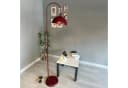 Bamyum Stehlampe Modern Metall E27 Verstellbar Burgunderrot Bild 5