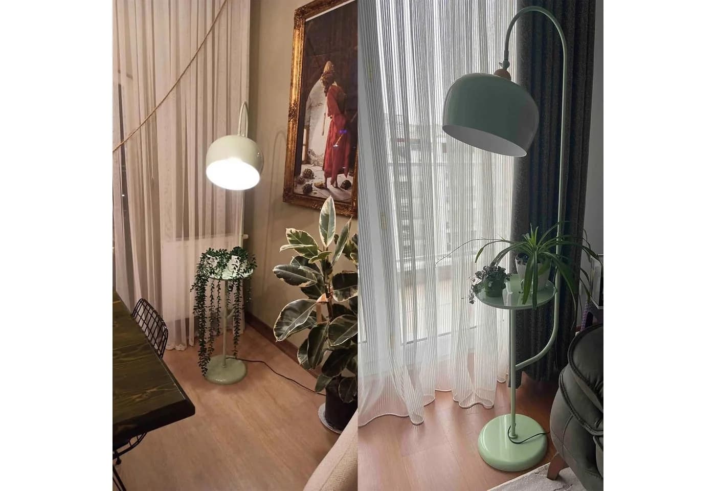 Bamyum Stehlampe Gorkiede Metall E27 Verstellbar Minzgrün - Bild 3