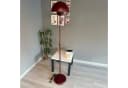 Bamyum Stehlampe Vega Modern Dekorative Metall Stehlampe Burgunderrot Bild 1