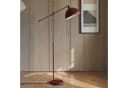 Bamyum Stehlampe Metall E27 verstellbar Burgunderrot Bild 1