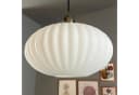 Bamyum Pendelleuchte Elegant Glas Hängelampe Weiß Bild 5
