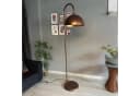 Bamyum Stehlampe Modern Metall E27 Kupferfarben mit Ablage Bild 3