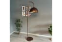 Bamyum Stehlampe Modern Metall E27 Kupferfarben mit Ablage Bild 4