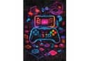 Bamyum Teppich Console Chenille Druck Teppich, Gaming Videospiel Waschbarer Teppich, Höhe: 150 mm Bild 2
