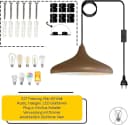 Bamyum Pendelleuchte Champion - Retro Metall Lampe mit Stecker 35cm Bild 4