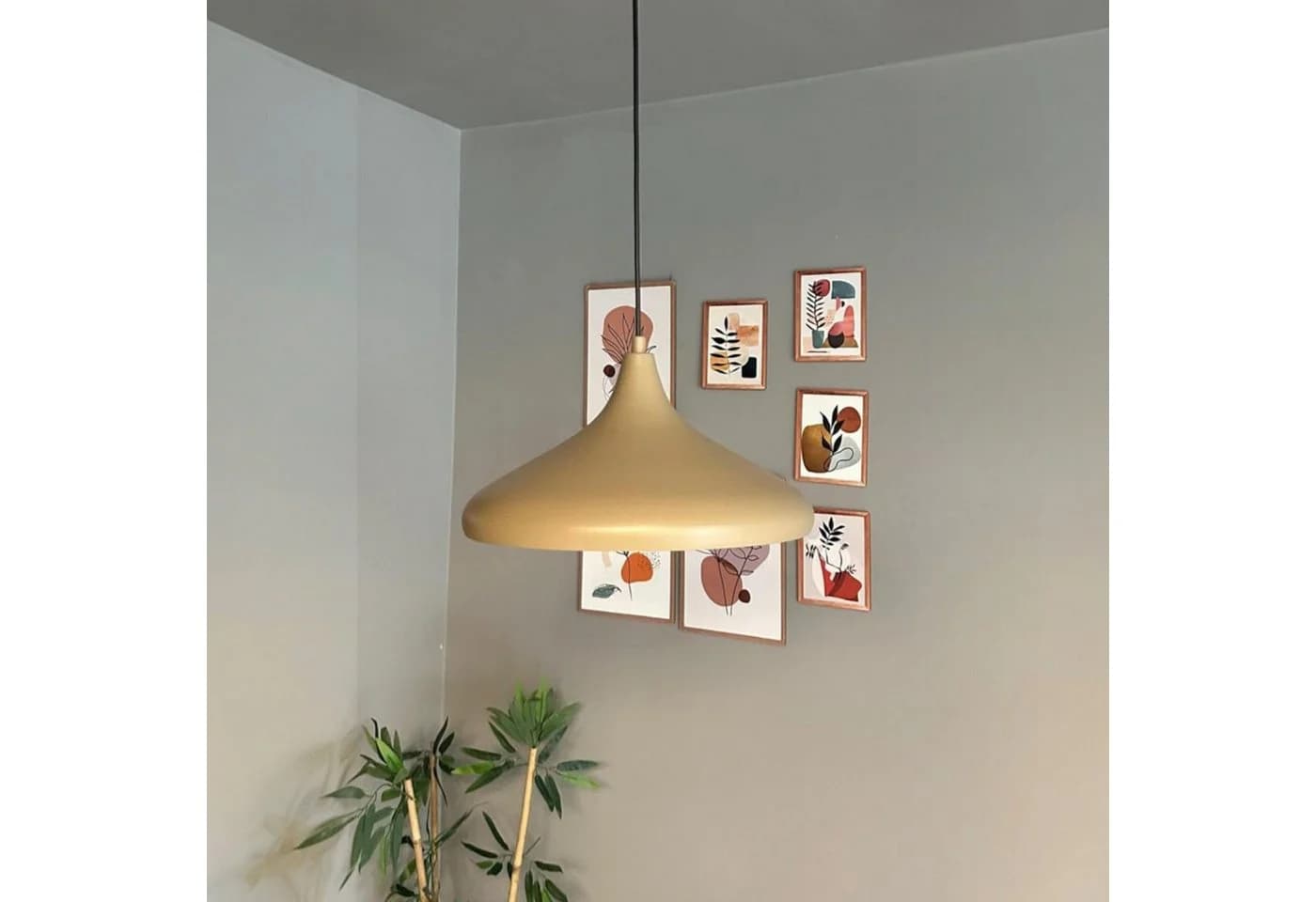 Bamyum Pendelleuchte 35 cm E27 Metall Modern