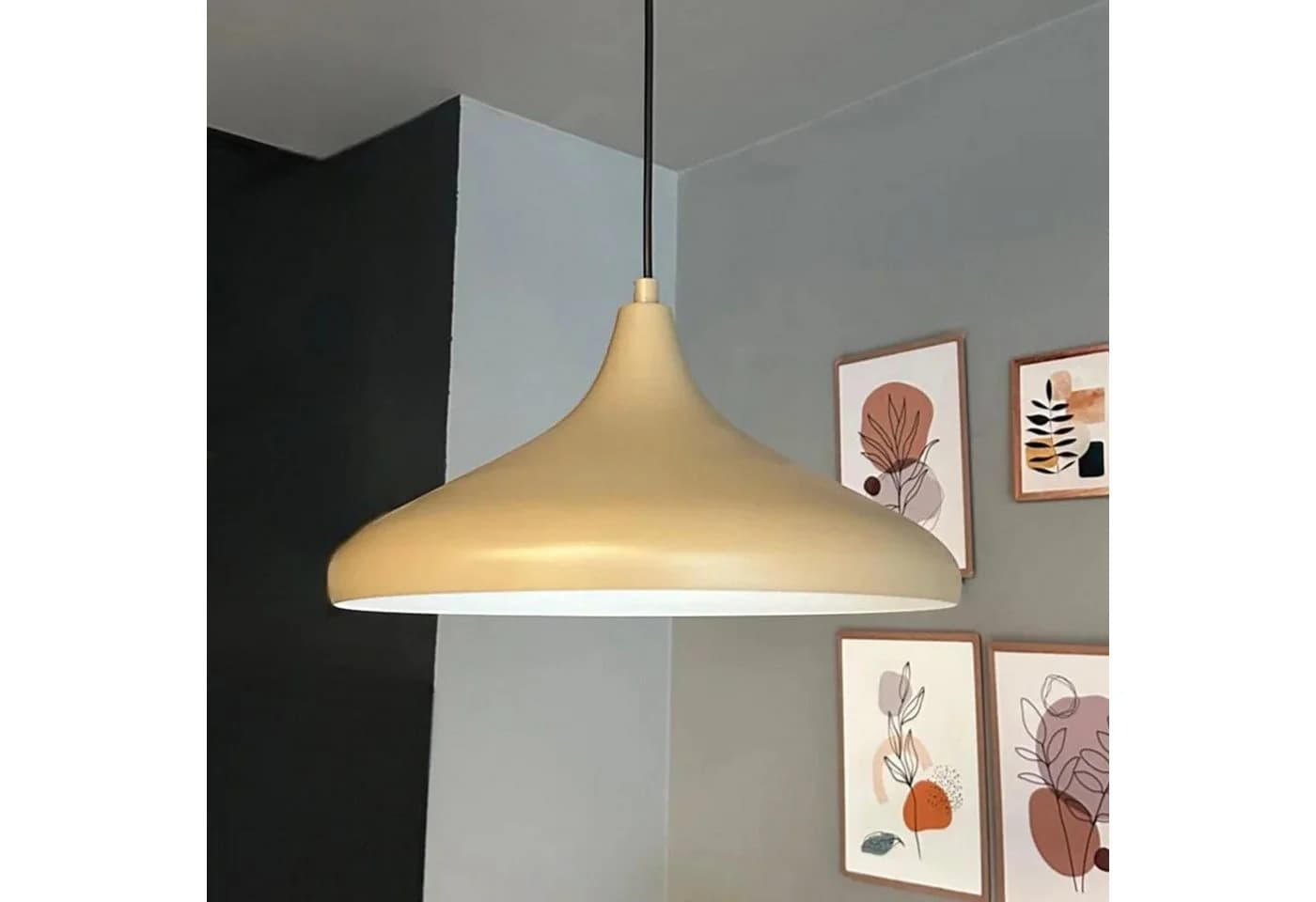 Bamyum Pendelleuchte 35 cm E27 Metall Modern - Bild 2