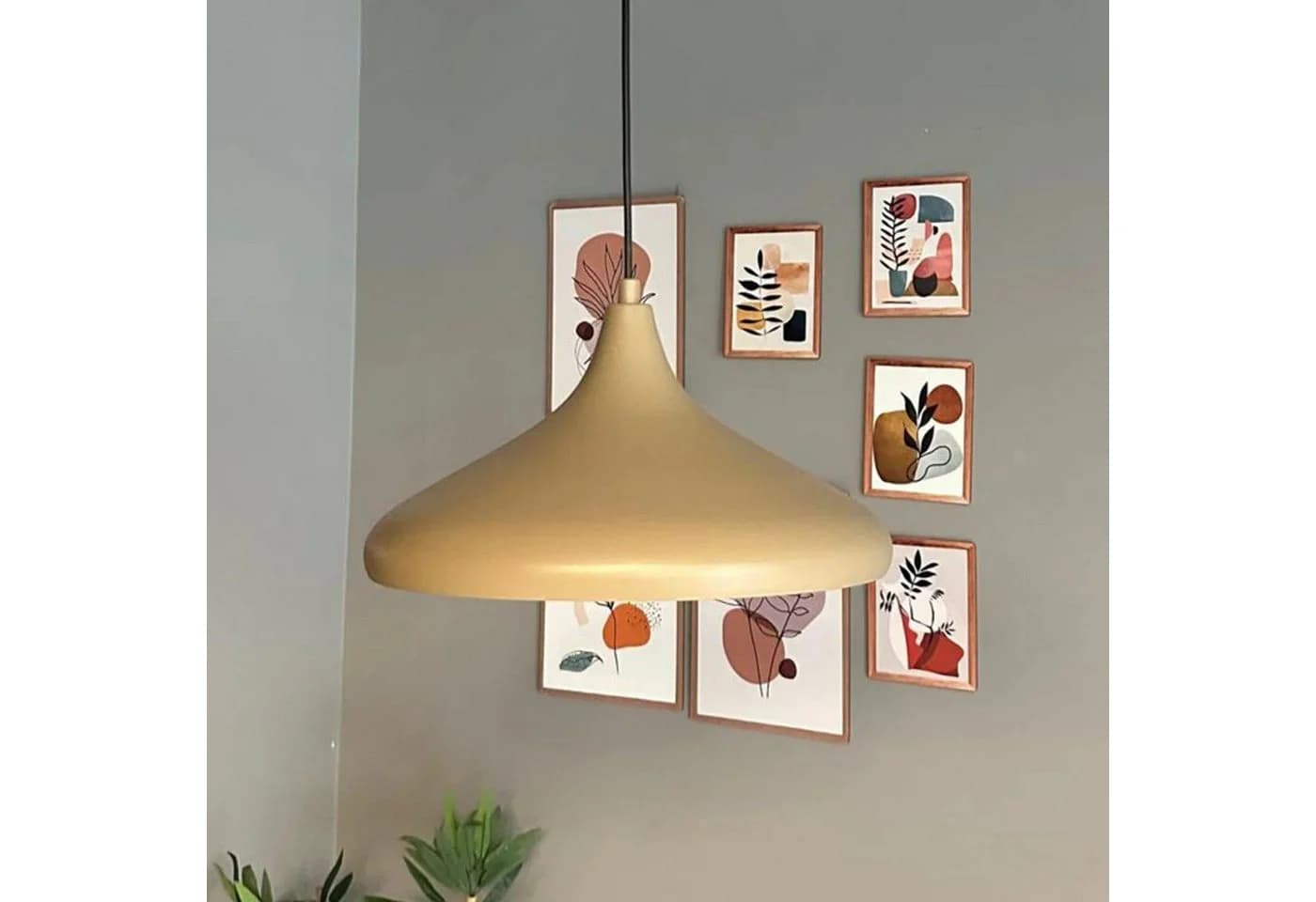 Bamyum Pendelleuchte 35 cm E27 Metall Modern - Bild 3