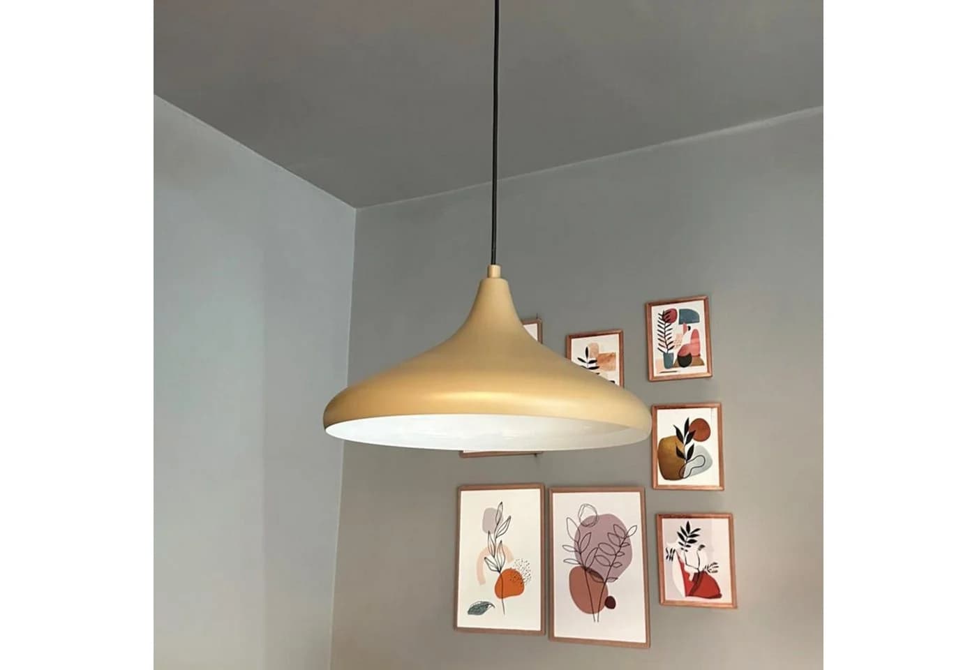 Bamyum Pendelleuchte 35 cm E27 Metall Modern - Bild 4