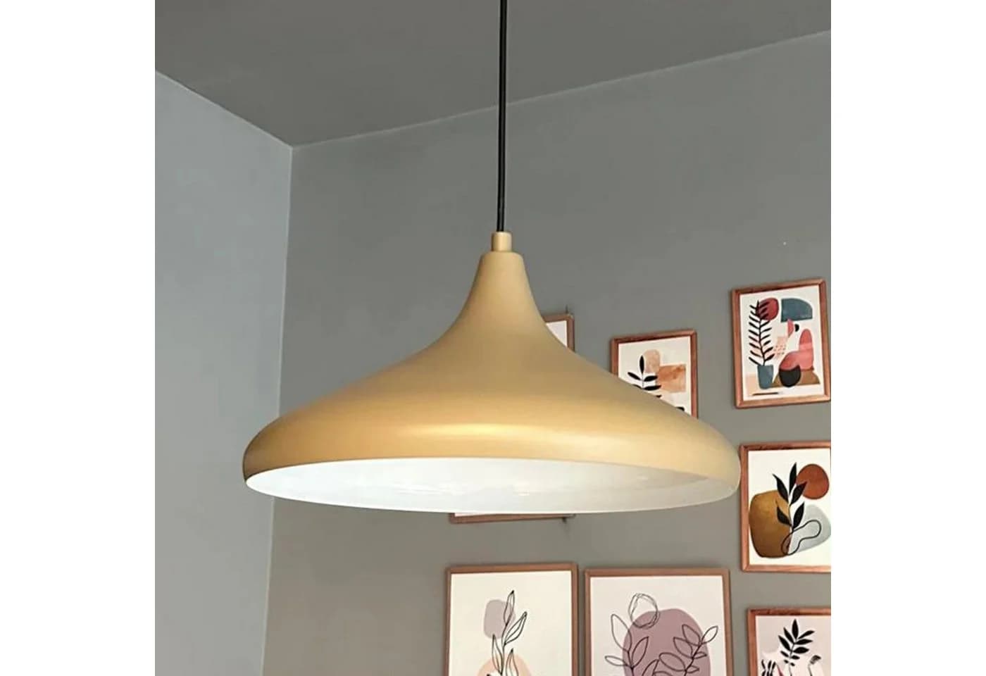 Bamyum Pendelleuchte 35 cm E27 Metall Modern - Bild 5