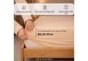 Strauss Home Spannbettlaken Premium Beige Jersey Baumwolle Bild 3
