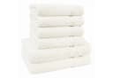 Hammetex 6-teiliges Handtuch Set 100% Baumwolle Beige Frottier Bild 2