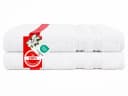 Hammetex 2er Set Badetücher 70x140 cm Weiß 100% Baumwolle Bild 3