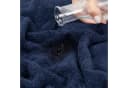 HAMMETEX 4er Handtuch Set Dunkelblau 100% Baumwolle Frottier Bild 5
