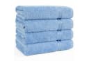 HAMMETEX Handtuch Set 4-teilig Hellblau 100% Baumwolle Frottier Bild 2