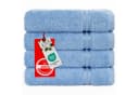 HAMMETEX Handtuch Set 4-teilig Hellblau 100% Baumwolle Frottier Bild 3