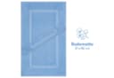 HAMMETEX Badematte Set 2-tlg. 100% Baumwolle hellblau rutschfest Bild 5