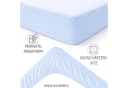 Strauss Home Spannbettlaken Premium Minzblau Jersey Baumwolle Bild 4