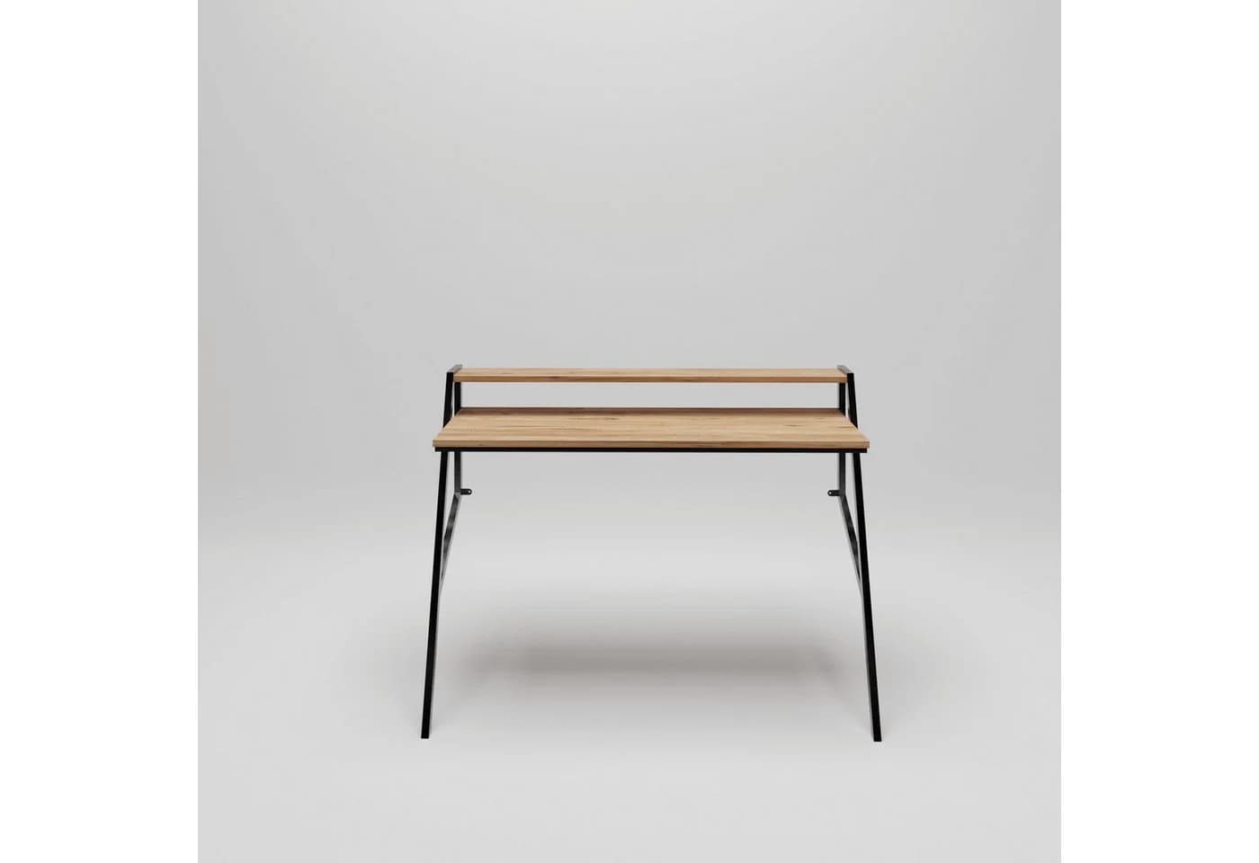 BDR Flamingo Schreibtisch mit Metallfüßen Pine & Schwarz - Bild 4