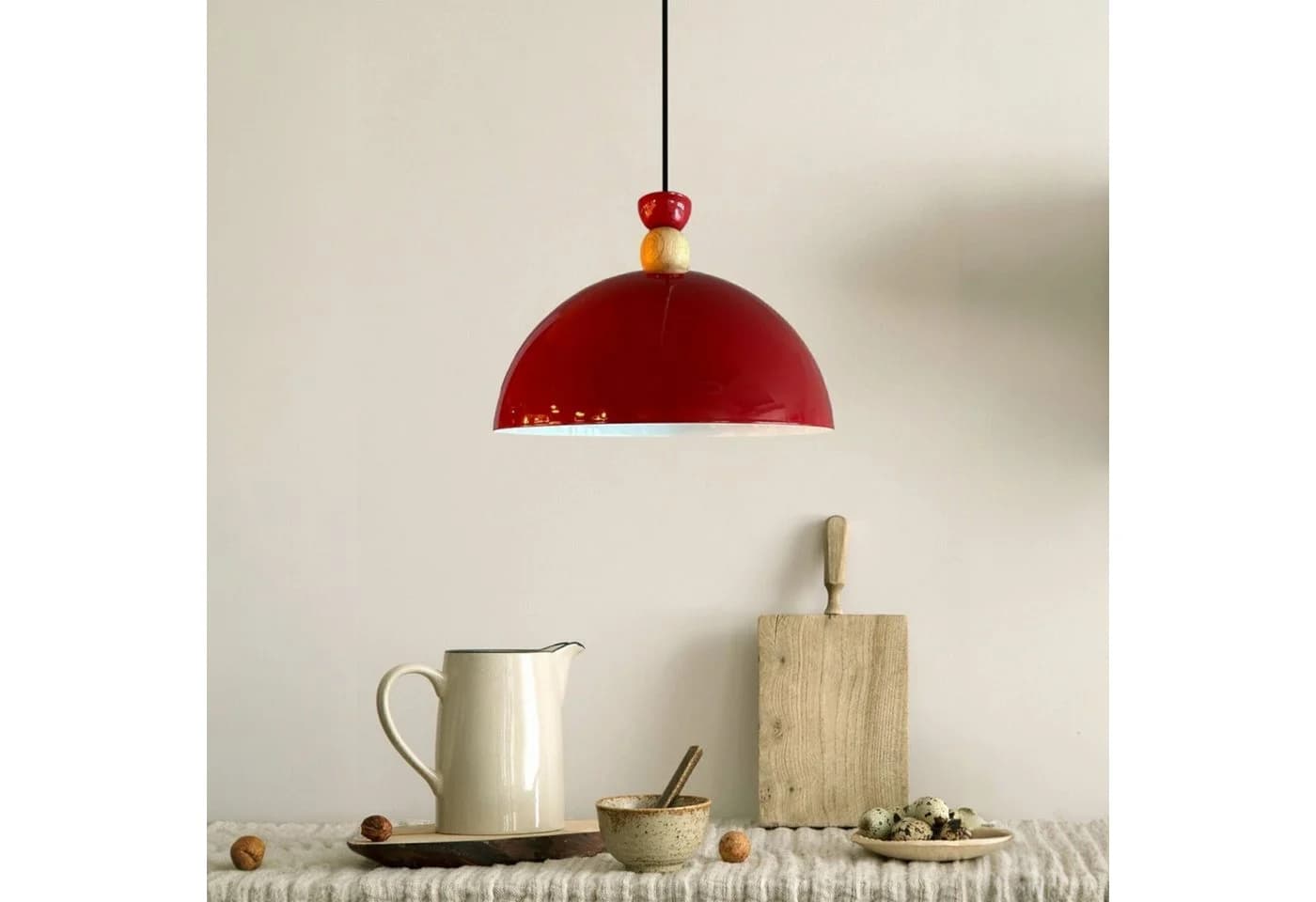 Bamyum Pendelleuchte Yimpi Industrial Ø30 cm Orange - Bild 5